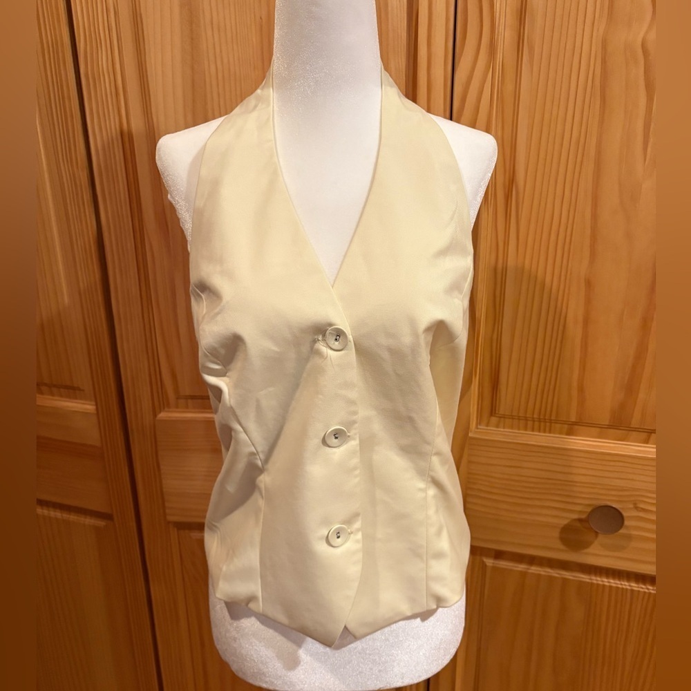 Morris day The Label Halter Neck button up Vest